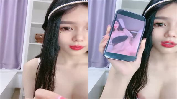 极品黑丝苗条巨乳妹淫声浪语，道具调戏粉嫩小穴互动撩人